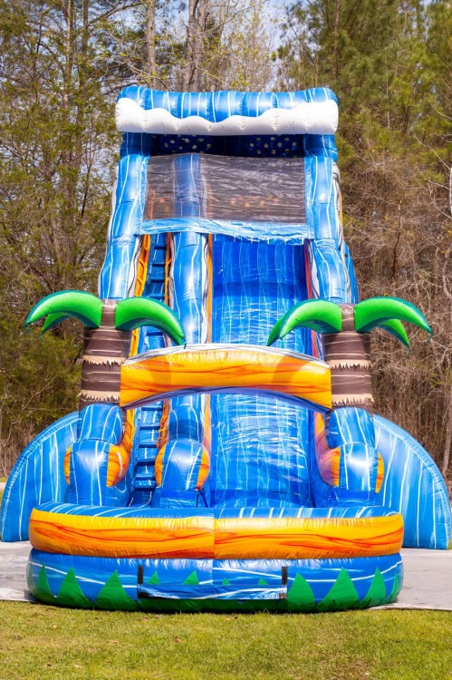 24 ft Tropical Fire Water slide